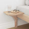 vidaXL Bed Frame with Bedside Tables Brown 100 x 200 cm Brown
