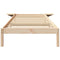 vidaXL Bed Frame with Bedside Tables Brown 100 x 200 cm Brown