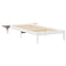 vidaXL Bed Frame with Bedside Tables White 100 x 200 cm White