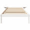 vidaXL Bed Frame with Bedside Tables White 100 x 200 cm White