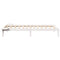 vidaXL Bed Frame with Bedside Tables White 100 x 200 cm White