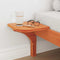 vidaXL Bed Frame with Bedside Tables Brown 100 x 200 cm Wax brown