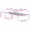 vidaXL Bed Frame with Bedside Tables White 90 x 200 cm White