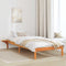 vidaXL Bed Frame with Bedside Tables Brown 75 x 190 cm Wax brown
