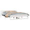 vidaXL Bed Frame with Headboard White 180 x 200 cm Solid Pine wood