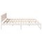 vidaXL Bed Frame with Headboard White 180 x 200 cm Solid Pine wood