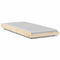 vidaXL Bed Frame Natural Solid Pine Wood 90 x 200 cm Portable