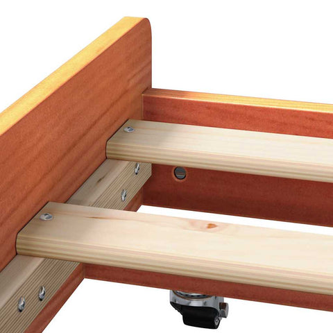 vidaXL Bed Frame Brown 90 x 200 cm Solid Pine wood