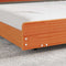 vidaXL Bed Frame Brown 90 x 200 cm Solid Pine wood