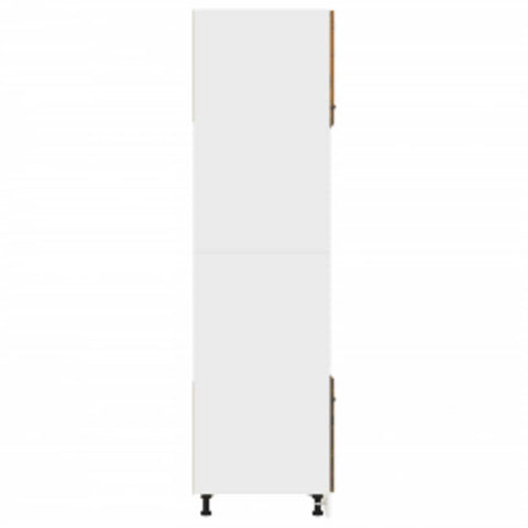 vidaXL Microwave Cabinet Lyon Smoked Oak 60x57x207 cm Engineered Wood