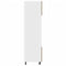 vidaXL Microwave Cabinet Lyon Old Wood 60x57x207 cm Engineered Wood