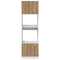 vidaXL Microwave Cabinet Lyon Artisan Oak 60x57x207 cm Engineered Wood