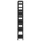 vidaXL Bookshelf Black oak 156 x 25 x 167.5 cm Engineered wood