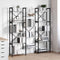 vidaXL Bookshelf Grey sonoma 156 x 25 x 167.5 cm Engineered wood