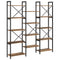 vidaXL Bookshelf Old wood 156 x 25 x 167.5 cm Engineered wood