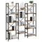vidaXL Bookshelf Old wood 156 x 25 x 167.5 cm Engineered wood