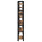 vidaXL Bookshelf Old wood 156 x 25 x 167.5 cm Engineered wood