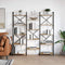 vidaXL Bookshelf Artisan oak 156 x 25 x 167.5 cm Engineered wood