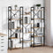 vidaXL Bookshelf Artisan oak 156 x 25 x 167.5 cm Engineered wood