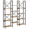 vidaXL Bookshelf Artisan oak 156 x 25 x 167.5 cm Engineered wood