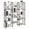 vidaXL Bookshelf Artisan oak 156 x 25 x 167.5 cm Engineered wood