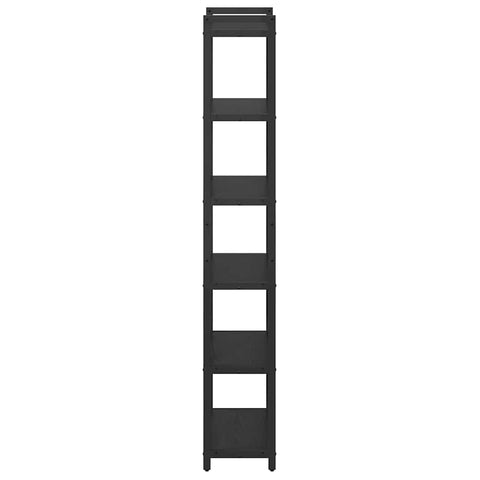 vidaXL Bookcase Black oak 40 x 30 x 188 cm Engineered wood