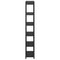 vidaXL Bookcase Black oak 40 x 30 x 188 cm Engineered wood