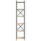 vidaXL Bookcase Sonoma oak 40 x 30 x 188 cm Engineered wood