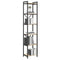 vidaXL Bookcase Sonoma oak 40 x 30 x 188 cm Engineered wood