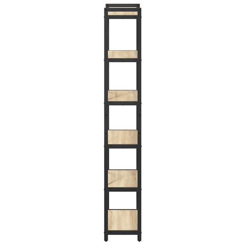 vidaXL Bookcase Sonoma oak 40 x 30 x 188 cm Engineered wood