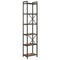 vidaXL Bookcase Smoked oak 40 x 30 x 188 cm Engineered wood