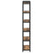 vidaXL Bookcase Smoked oak 40 x 30 x 188 cm Engineered wood