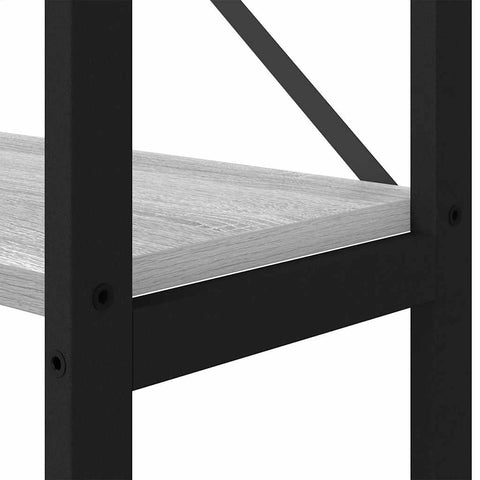 vidaXL Bookcase Grey sonoma 40 x 30 x 188 cm Engineered wood