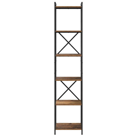 vidaXL Bookcase Old wood 40 x 30 x 188 cm Engineered wood