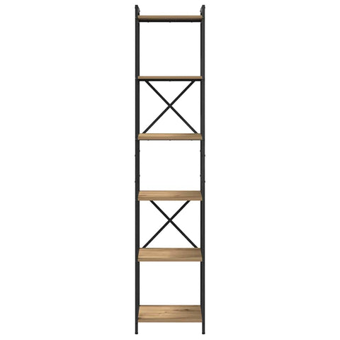 vidaXL Bookcase Artisan oak 40 x 30 x 188 cm Engineered wood