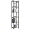 vidaXL Bookcase Artisan oak 40 x 30 x 188 cm Engineered wood