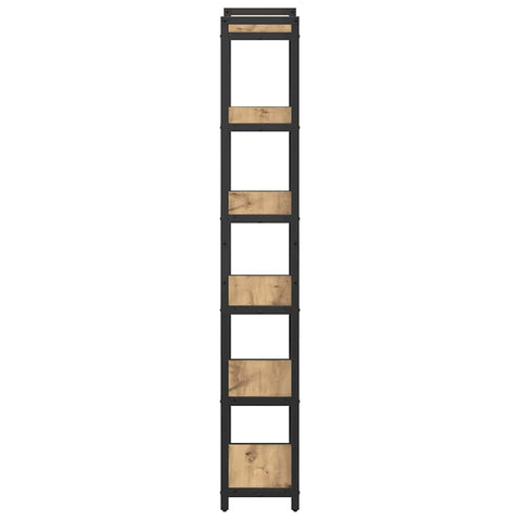 vidaXL Bookcase Artisan oak 40 x 30 x 188 cm Engineered wood