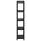 vidaXL Bookcase Black oak 40 x 30 x 153 cm Engineered wood