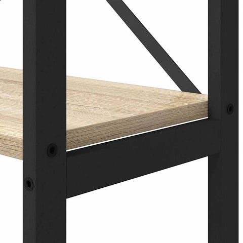 vidaXL Bookcase Sonoma oak 40 x 30 x 153 cm Engineered wood