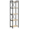 vidaXL Bookcase Sonoma oak 40 x 30 x 153 cm Engineered wood