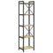 vidaXL Bookcase Sonoma oak 40 x 30 x 153 cm Engineered wood