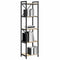 vidaXL Bookcase Sonoma oak 40 x 30 x 153 cm Engineered wood