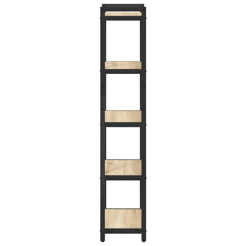 vidaXL Bookcase Sonoma oak 40 x 30 x 153 cm Engineered wood