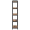 vidaXL Bookcase Smoked oak 40 x 30 x 153 cm Engineered wood