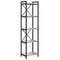 vidaXL Bookcase Grey sonoma 40 x 30 x 153 cm Engineered wood