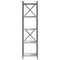 vidaXL Bookcase Grey sonoma 40 x 30 x 153 cm Engineered wood