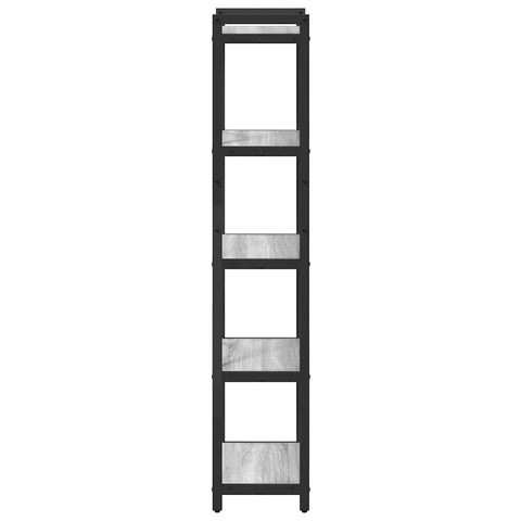 vidaXL Bookcase Grey sonoma 40 x 30 x 153 cm Engineered wood