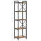 vidaXL Bookcase Old wood 40 x 30 x 153 cm Engineered wood