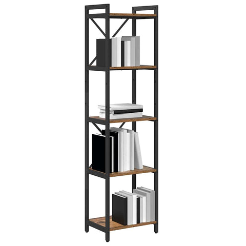 vidaXL Bookcase Old wood 40 x 30 x 153 cm Engineered wood