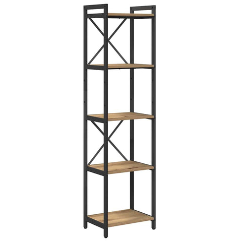 vidaXL Bookcase Artisan oak 40 x 30 x 153 cm Engineered wood